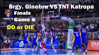 LIVE🔴GAME 6 BRGY GINEBRA vs TNT KATROPA  DO OR DIE [upl. by Lilith]