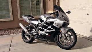 2001 Honda CBR600 F4i  Yoshimura Slip On Exhaust [upl. by Juanita782]