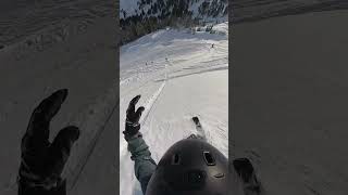 Climbing Alta early season earning some turns splitboarding video [upl. by Slorac]