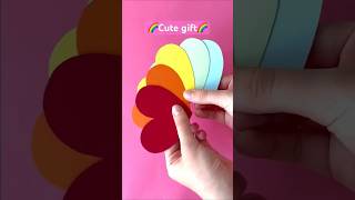 Beautiful gift card create in few seconds✨💞short craft gift easy [upl. by Carley496]