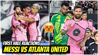 🔥Messi Reaction to Matias Rojas GOAL for Inter Miami vs Atlanta United Highlights [upl. by Meerak]