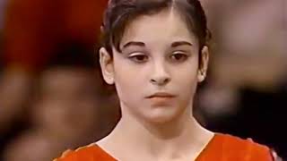 Corina Ungureanu with the top score on floor exercise from the 1997 International Team Championship [upl. by Derrek]