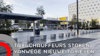 Taxichauffeurs staken vanwege nieuwe tarieven [upl. by Yerga790]