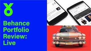 Behance Portfolio Review Live  Adobe [upl. by Eecram223]