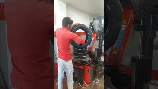 Hyundai venue 21560 R16 mrf perfinza tyre fittingshorts youtube trending viral dsmechanics [upl. by Enelcaj]