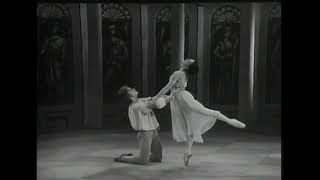 Rudolf Nureyev amp Margot Fonteyn in The Balcony Scene in Romeo amp Juliet a Sergei Prokofiev ballet [upl. by Dode]