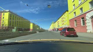 ⁴ᴷ⁶⁰ Driving in the city 🌃 Norilsk HD 4К⁶⁰ May 30 2020 [upl. by Thisbee]