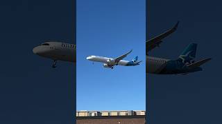 Air Transat A321neo landing at Toronto [upl. by Nnylyak]