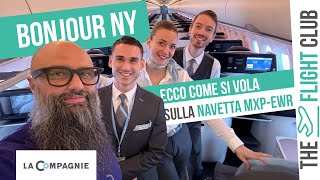 Il modo migliore per volare da Milano New York a bordo de La Compagnie lunica 100 business [upl. by Jo Ann]