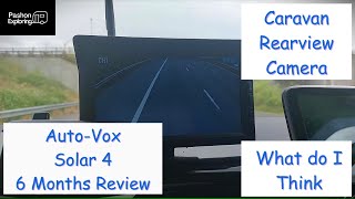 Caravan Rearview Camera AutoVox Solar 4 six month review [upl. by Skyler]