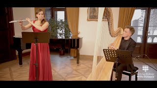 J Ibert  Entracte for flute and harp Natalia Jarząbek amp Adrian Nowak [upl. by Skiba]