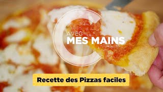 La Meilleure Pizza à Partager  Recette de pâte pour une pizza épaisse moelleuse et croustillante [upl. by Yllak]