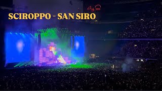 SCIROPPO  LIVE SAN SIRO  CONCERTO SFERA EBBASTA [upl. by Dadinirt]