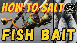 HOW TO SALT PILCHARD FOR FISH BAIT [upl. by Arres251]