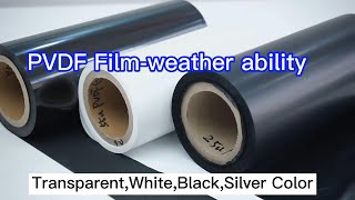 Anti UV weather resistant PVDF film Polyvinylidene Fluoride film [upl. by Zannini]