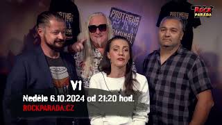 TV ROCKPARÁDA  ŘÍJEN 2024  video pozvánka na premiéru na televizi V1  PROTHEUS a KOMUNÁL [upl. by Krystle]