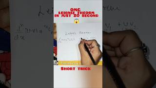 Leibnitz Theorem in just 20 sec  Omg Trick 😱🤯🟰 [upl. by Andrei]