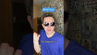 A wheelchair guy got roasted by blind guy 😂 SpeedMcqueen1 [upl. by Sundberg23]