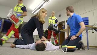 AutoPulse from ZOLL in use Defibrillators save lives [upl. by Nongim]