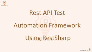 Step By Step for Setting up Rest API Automation Framework using RestSharp and C  api [upl. by Yerdna]