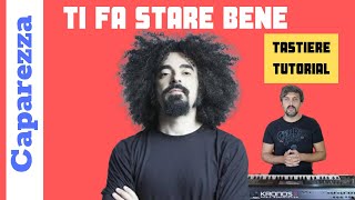 Ti fa stare bene Caparezza PIANOFORTE TUTORIAL [upl. by Enram]