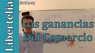 Las ganancias del comercio  Conceptos Económicos  Economia  Liberteliaorg [upl. by Enirroc328]