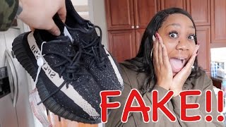 FAKE YEEZY SHOES PRANK [upl. by Nabois]