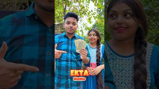 Ekta Momo Khata Parla Rimi Ka 20 Taka Dabo 🤑Challange Vlog😤 shorts minivlog [upl. by Eanehs]