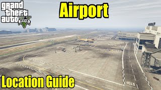 GTA 5  Airport Location Guide [upl. by Kelcie868]