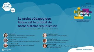 Le projet pédagogique laïque est le produit de notre histoire républicaine tableronde [upl. by Elokkin]