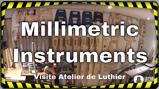 Millimetric Instruments visite express atelier du luthier Florian Schneider [upl. by Donahue]