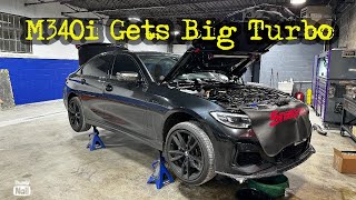 M340i Xdrive Spool Performance Big Turbo Install [upl. by Udenihc]