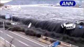 Japón impactantes imágenes del tsunami [upl. by Oliana]