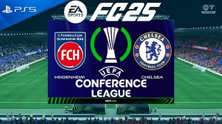 FC 25 Heidenheim vs Chelsea  Conference League 202425  PS5 [upl. by Euqor]