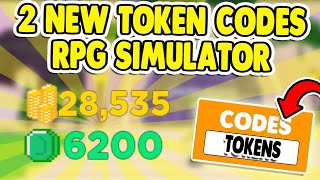 UPDATE 11 OP GOLD AND TOKEN CODES IN RPG SIMULATOR ROBLOX [upl. by Acirtal118]