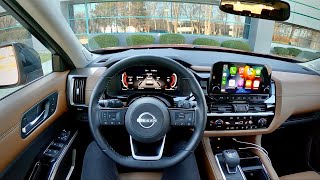 2022 Nissan Pathfinder Platinum 4WD  POV Review [upl. by Ioves957]