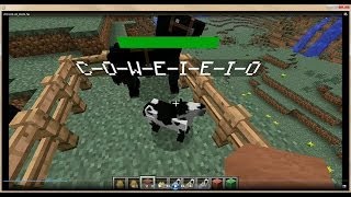 Minecraft  How to get a cow horse [upl. by Sophey]