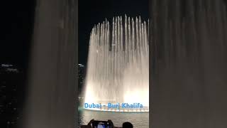 Dubai  Burj Khalifa fountain show 19052023 sedneviurii travel automobile shorts [upl. by Nicholson459]