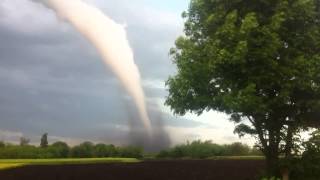 Торнадо в Кировоградской области Украина 16 мая Tornado in the Kirovohrad region on may 16 [upl. by Hebrew925]