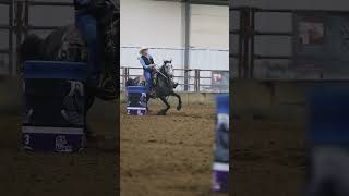 Some Super Slow Mo slowmo rodeolifebarrelracing cowgirl [upl. by Semreh]