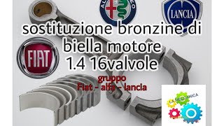 SOSTITUZIONE BRONZINE DI BIELLA FIAT  LANCIA REPLACEMENT OF CONNECTING ROD BEARINGS FIAT  LANCIA [upl. by Enrique629]