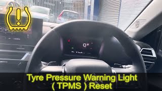 2022 CITREON C4 tyre pressure warning reset [upl. by Arfihs]