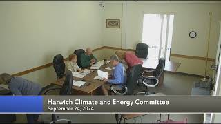 Harwich Energy and Climate Action Committee September 24 2024 [upl. by Ylrebnik]