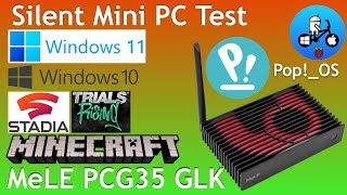 Silent Mini PC Test MeLe PCG35 GLK [upl. by Enneirb563]