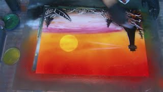 Lighthouse Spray Painting  Samuel Bialkowski Create [upl. by Arahas]