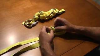 How to Tie and Store a Rescue Webbing Loop [upl. by Torie]