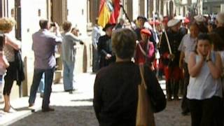 Desfile de tropas carlistas en Estella 1AVI [upl. by Enrico]