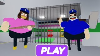 Barnie amp Benjies Prison Escape Obby  ROBLOX [upl. by Anerbes]