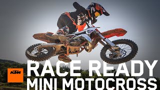 2024 KTM SX Mini Motocross range – 100 race ready  KTM [upl. by Kcirred]