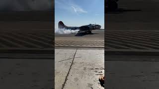 B17 backfires with momentary flames [upl. by Immanuel715]